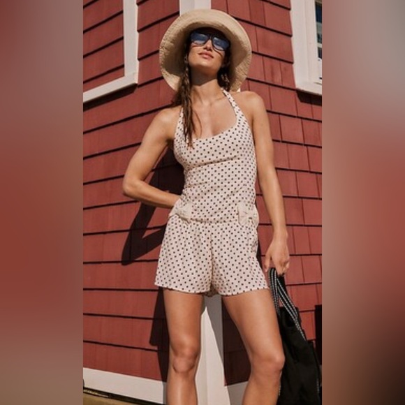 NEW WITH TAGS FREE PEOPLE High Strung Romper ORIGINALLY $128! - Picture 3 of 5